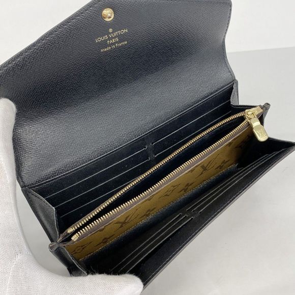 Louis Vuitton Monogram Giant Reverse Long Wallet Portefeuille Sarah M80726 - Picture 3 of 10